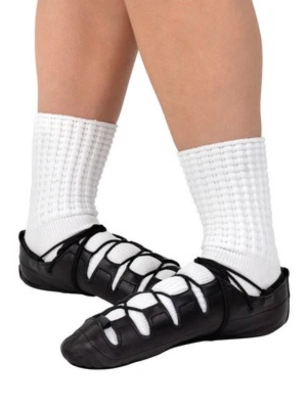 Corr's Eco Practice  Ghillies - Irish Dance soft shoes -  Size UK 10 M ADULT